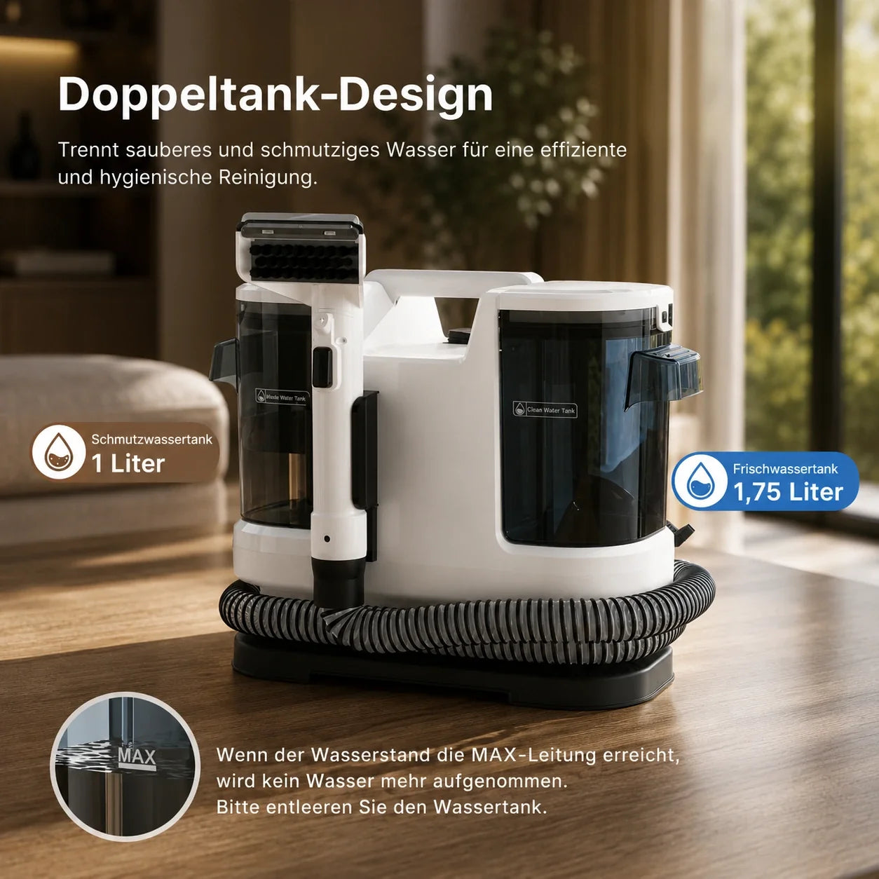 CleanDampf®️ Nasssauger 4-in-1